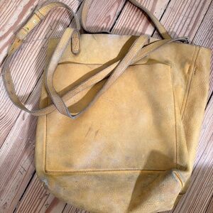 Madewell Mustard Yellow Leather Bag